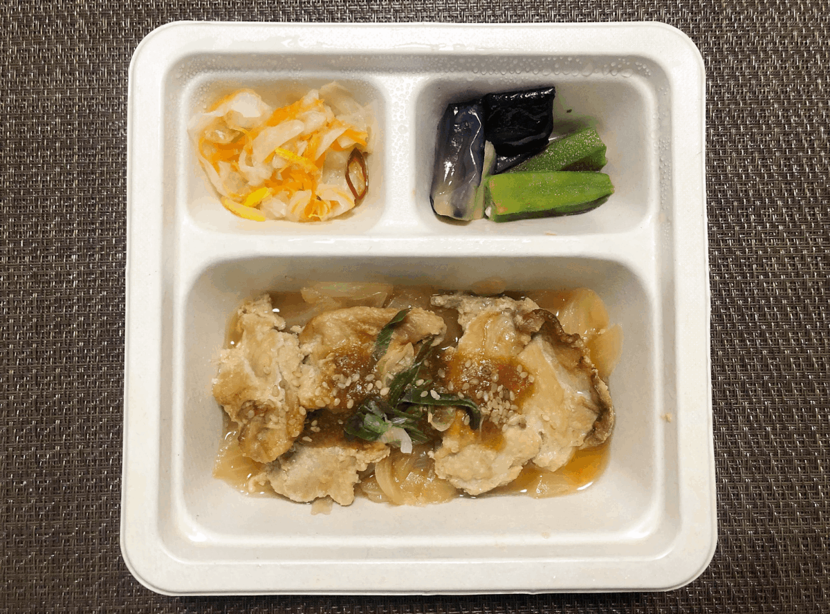 香ばし醤油の特製豚肉の生姜焼き2