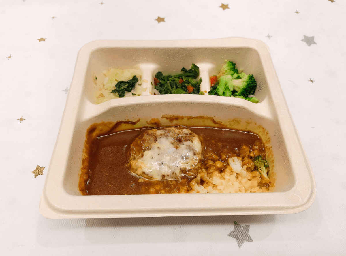 CoCo壱番屋ハンバーグチーズのビーフカレー2