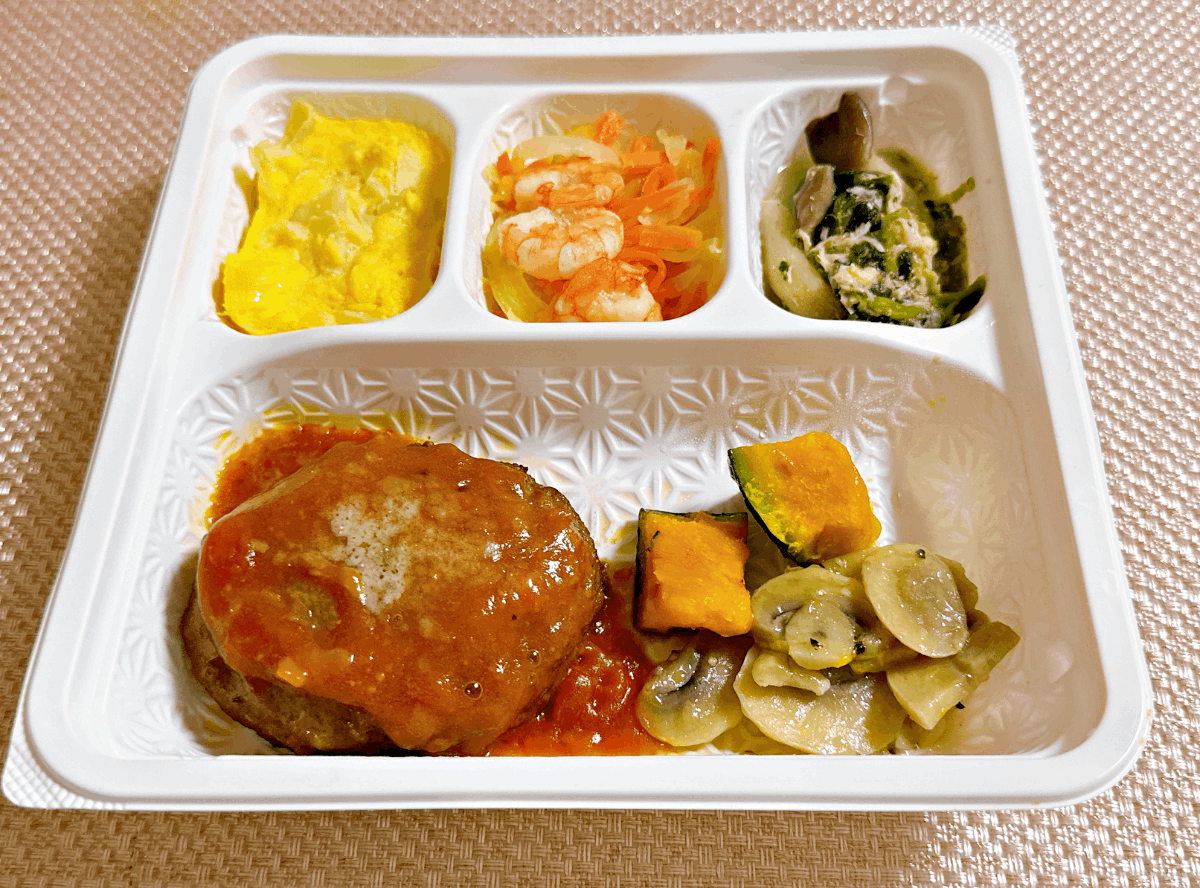 トマト煮込みハンバーグ2