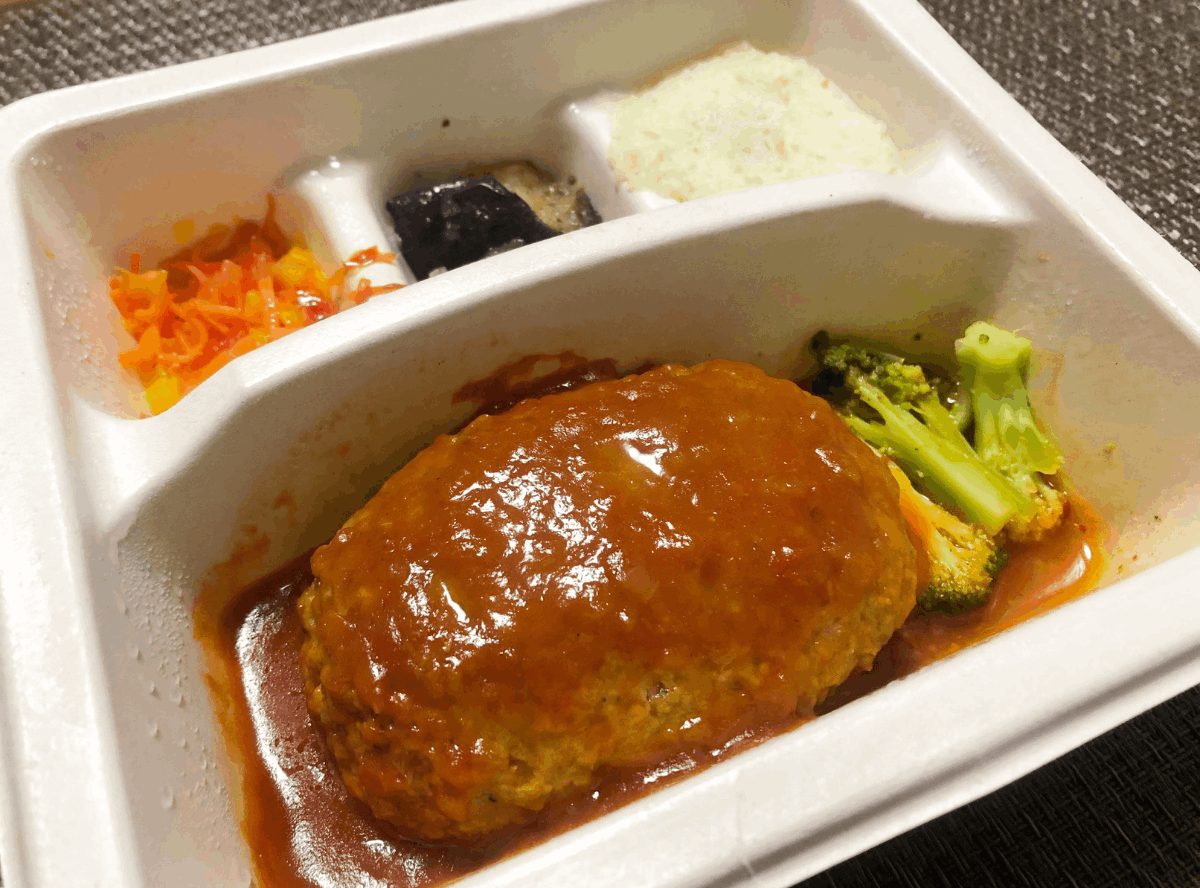 チリハンバーグステーキ3