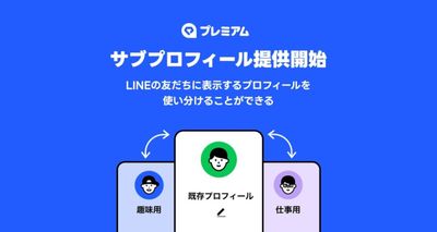LINEがサブプロフィール機能をリリース