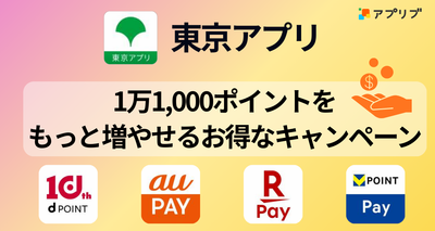 東京アプリポイント交換キャンペーンについて