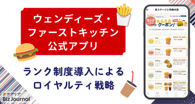 ウェンディーズ・ファーストキッチン公式アプリが仕掛けるロイヤルティ戦略