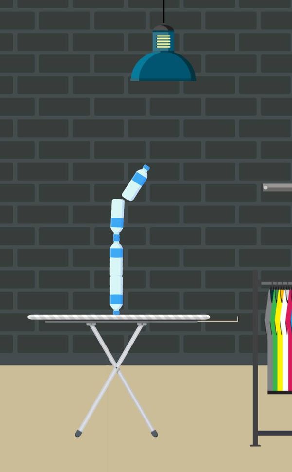 Impossible Bottle Flip ペットボトルに着地させる