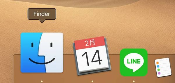 MacのDockとFinderアイコン