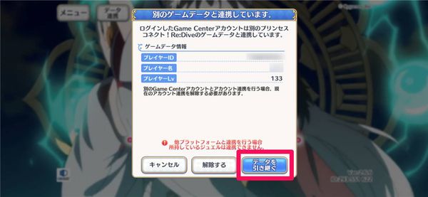 ゲームデータの確認