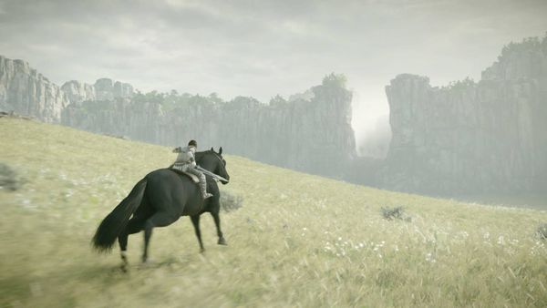 ワンダと巨像　プレイ画像