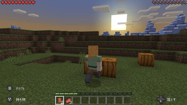 『マインクラフト』プレイ画像