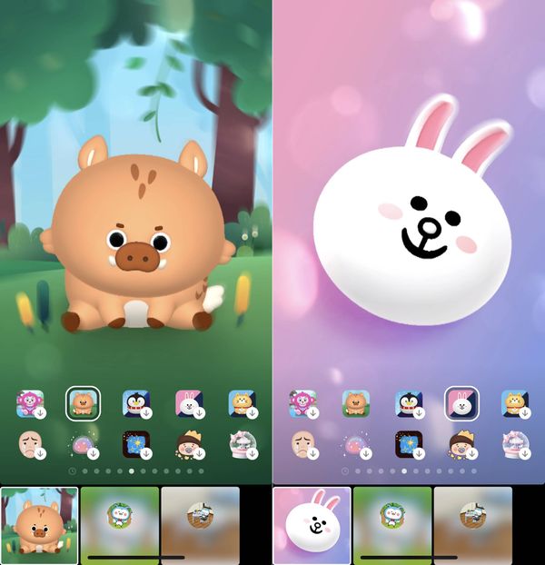 ビデオ通話　エフェクト加工