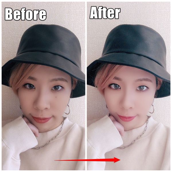 BeautyPlusを使用した加工例