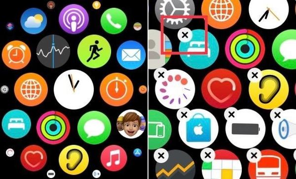 Apple Watchからアプリをアンインストール