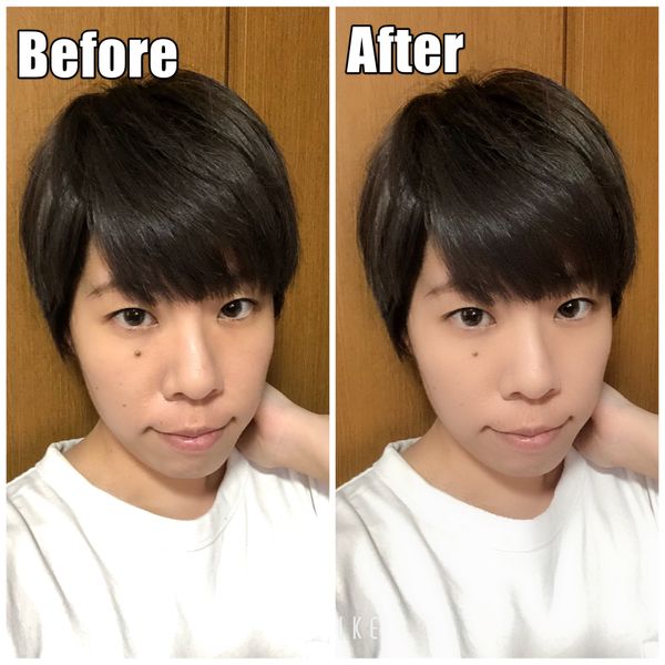 BeautyPlusで加工した比較画像例