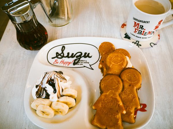 ひと口サイズのホットケーキ