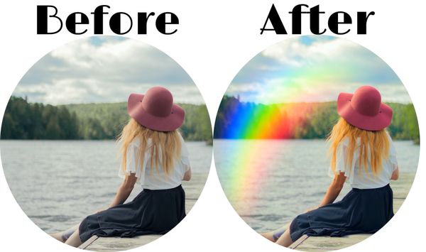 『Picsart』の加工例ビフォーアフター①