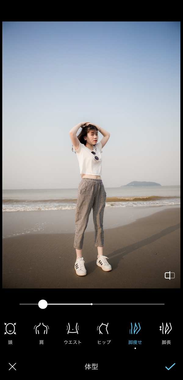 『SNOW』で加工した画像例