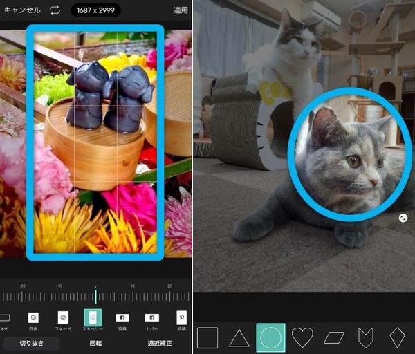 写真の必要な部分だけを切り抜く