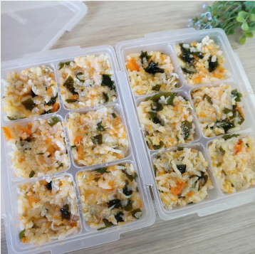 わかめとしらすの柔らかご飯