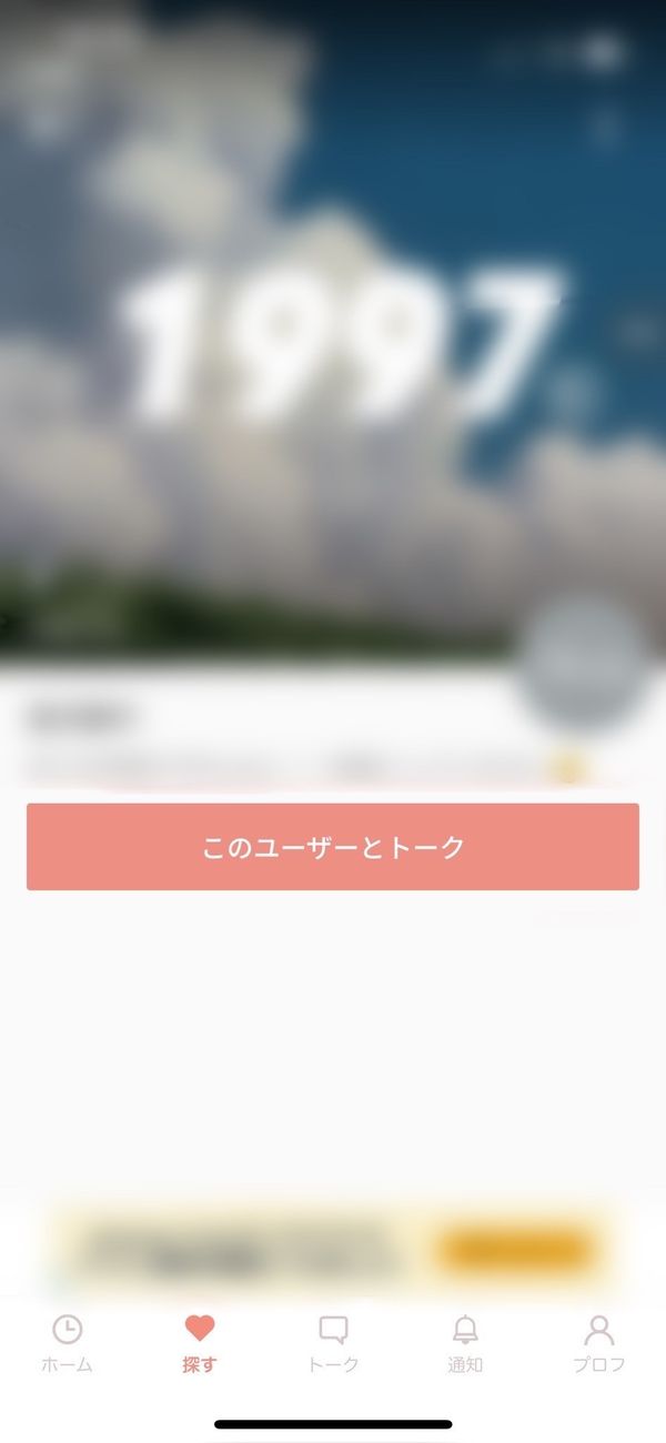 お相手のプロフィール画面
