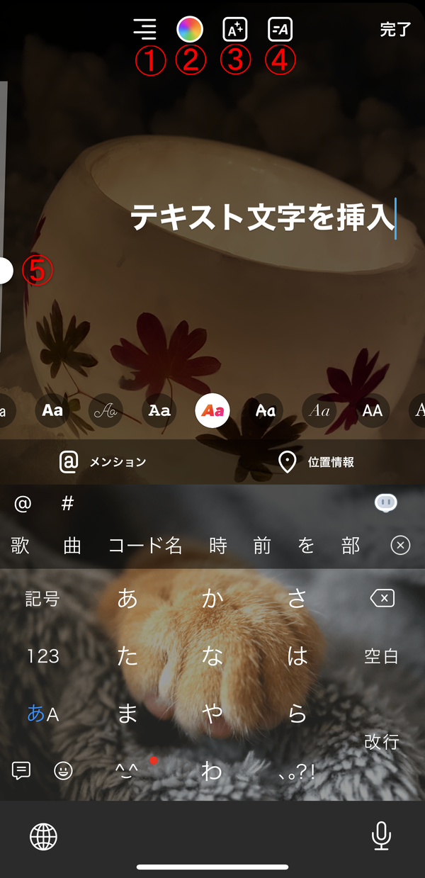 テキスト文字を装飾する