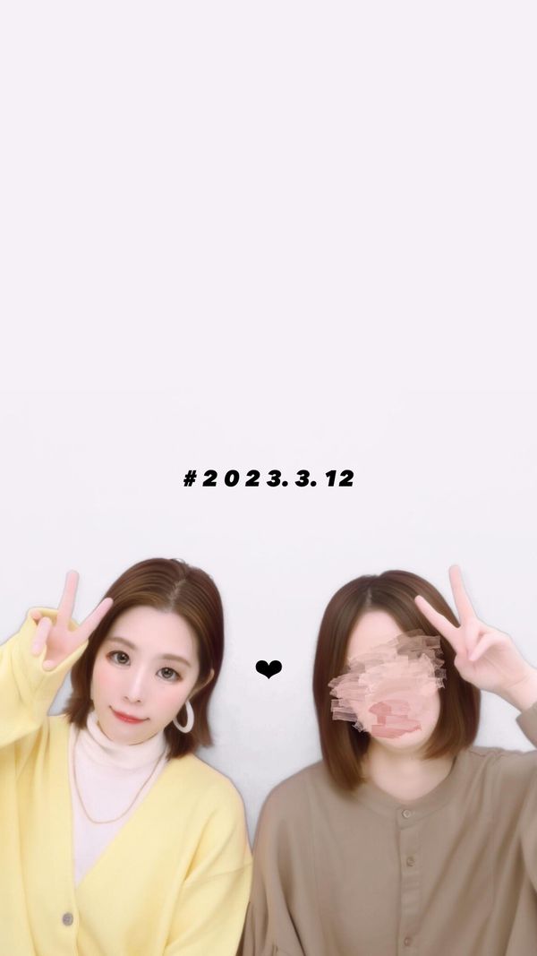 余白を活用したプリクラ画像