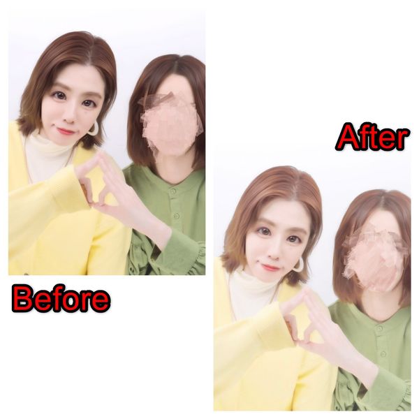 フィルターをかけた白加工の画像
