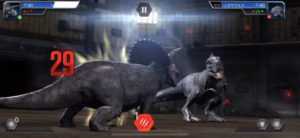 Jurassic World™: ザ·ゲームのゲーム画面