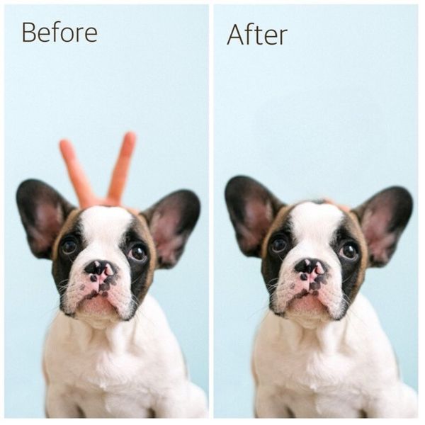 『BeautyPlus』を使って写真の映り込みや反射を消す方法