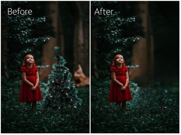 物を消してポートレート写真にする