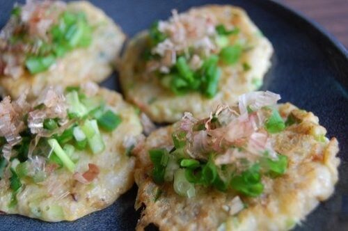 オートミールと長芋のお好み焼き