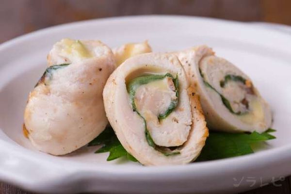 ささみの梅しそチーズ焼き