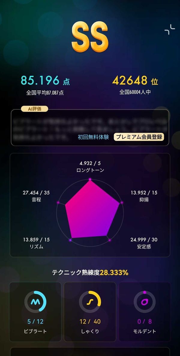 カラオケ機能で歌う