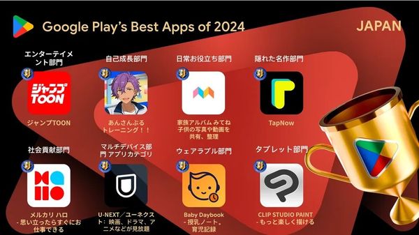 アプリの各部門大賞