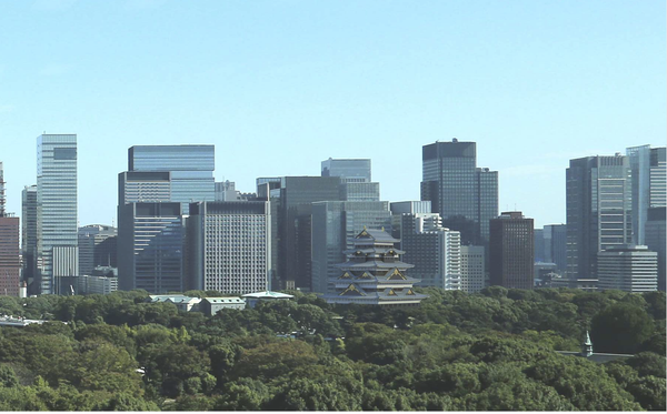 江戸城再建イメージ
