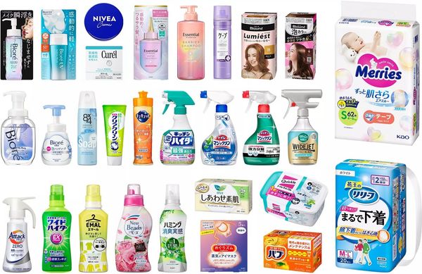 花王　対象商品の一例