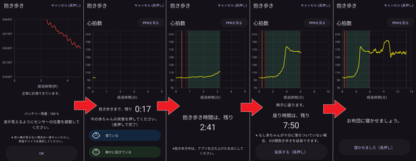 『SciBaby』計測画面