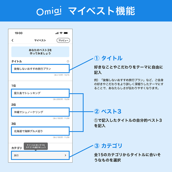 マイベスト　登録手順