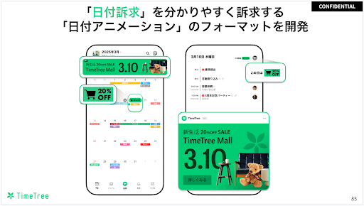 日付指定型広告の事例その1