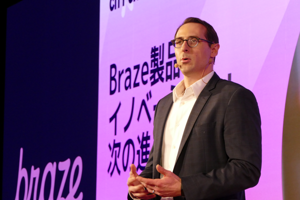 ▲ジョン・ハイマン氏 （Braze Inc,CTO兼共同創業者）