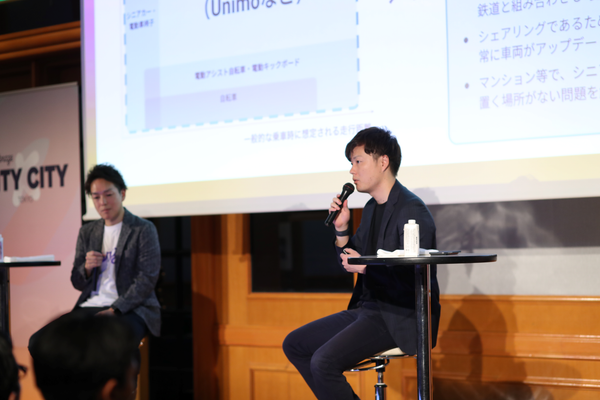 ▲菅原 葉 氏（株式会社Luup COO室 COO補佐 戦略担当 兼 プロダクトマネージャー）と廣川 侑 氏（Braze株式会社）_Braze City x City Tokyo_アプリブ