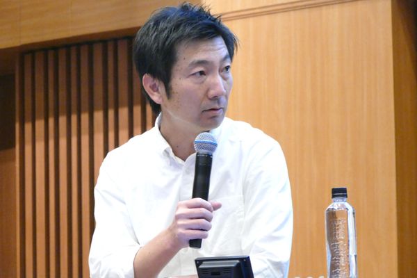 ▲松尾 氏（Mixpanel 日本事業責任者）