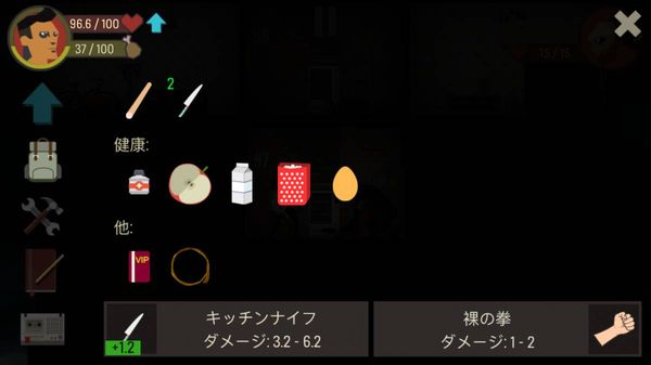 アイテム確認画面