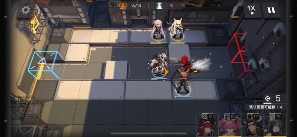 アークナイツ　プレイ画像