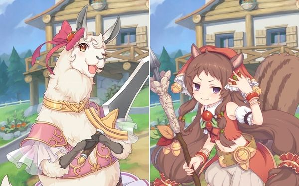 プリンセスコネクト！Re:Dive　キャラ立ち絵