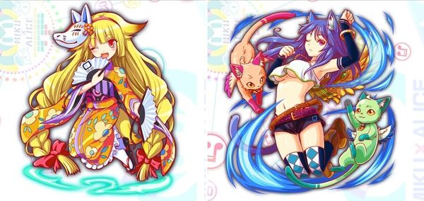 クラッシュフィーバー　キャラ立ち絵