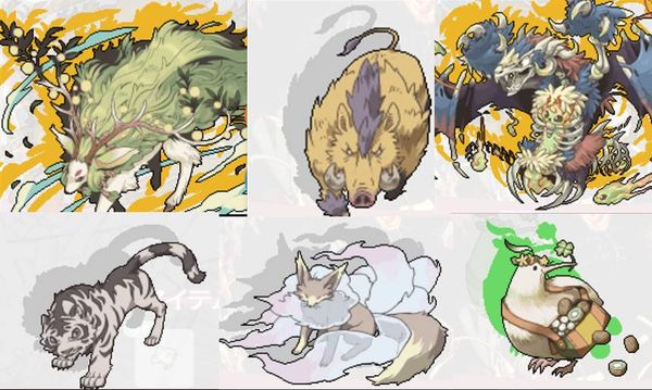 幻獣物語2　キャラ絵