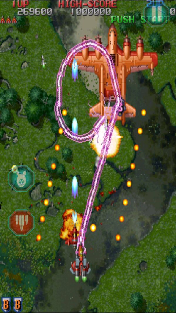 Raiden Legacy　プレイ画面