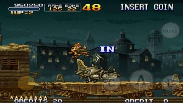 メタルスラッグ2　プレイ画面