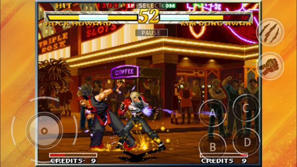 餓狼 MARK OF THE WOLVES　プレイ画面