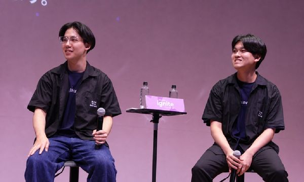 宇野慎一郎氏と阿部翔平氏