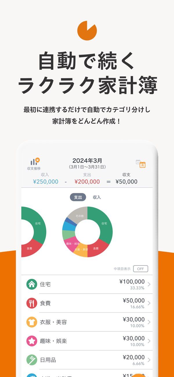 「家計簿マネーフォワード ME - 資産管理もこれ一つで」のスクリーンショット 4枚目